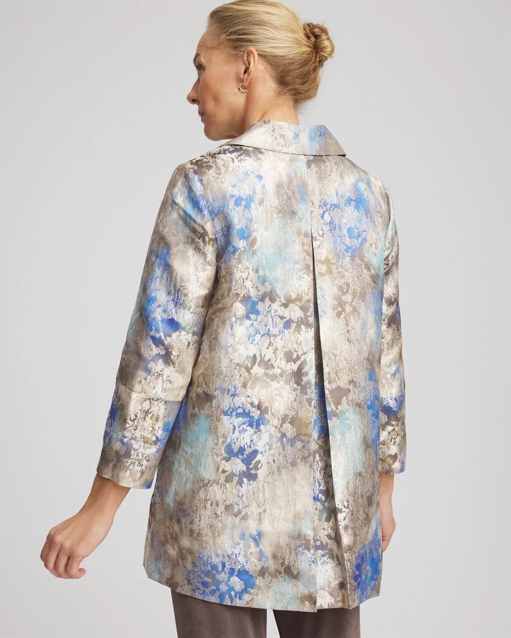 Travelers™ Collection Watercolor Jacquard Jacket | Chico's